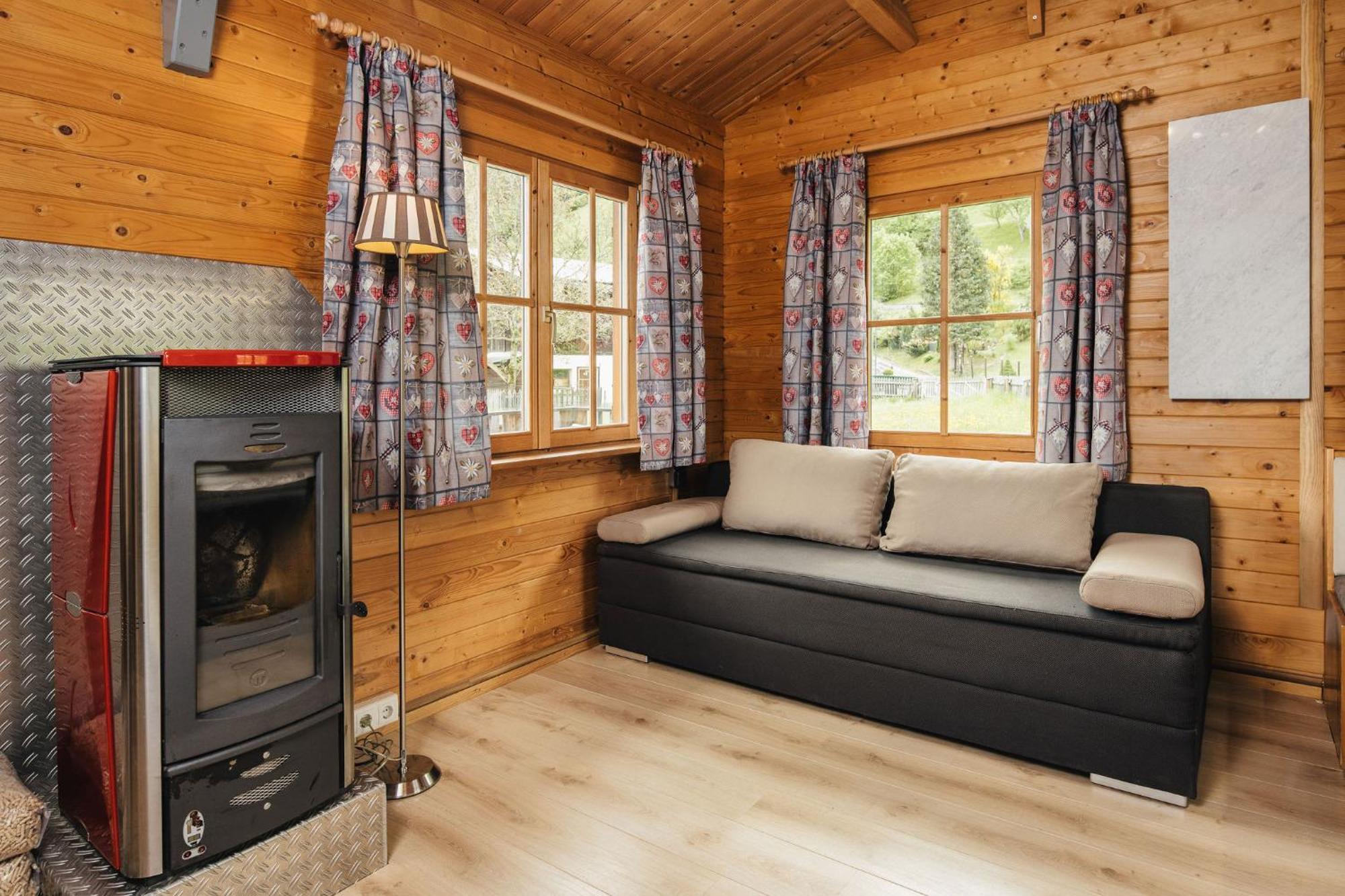 Camping Dreilaendereck Blockhuetten & Apartments Ried im Oberinntal Exteriér fotografie