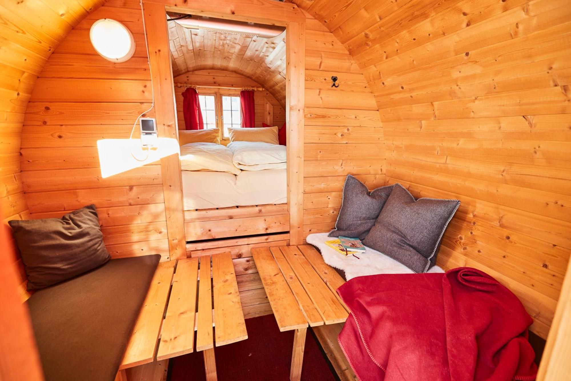 Camping Dreilaendereck Blockhuetten & Apartments Ried im Oberinntal Exteriér fotografie