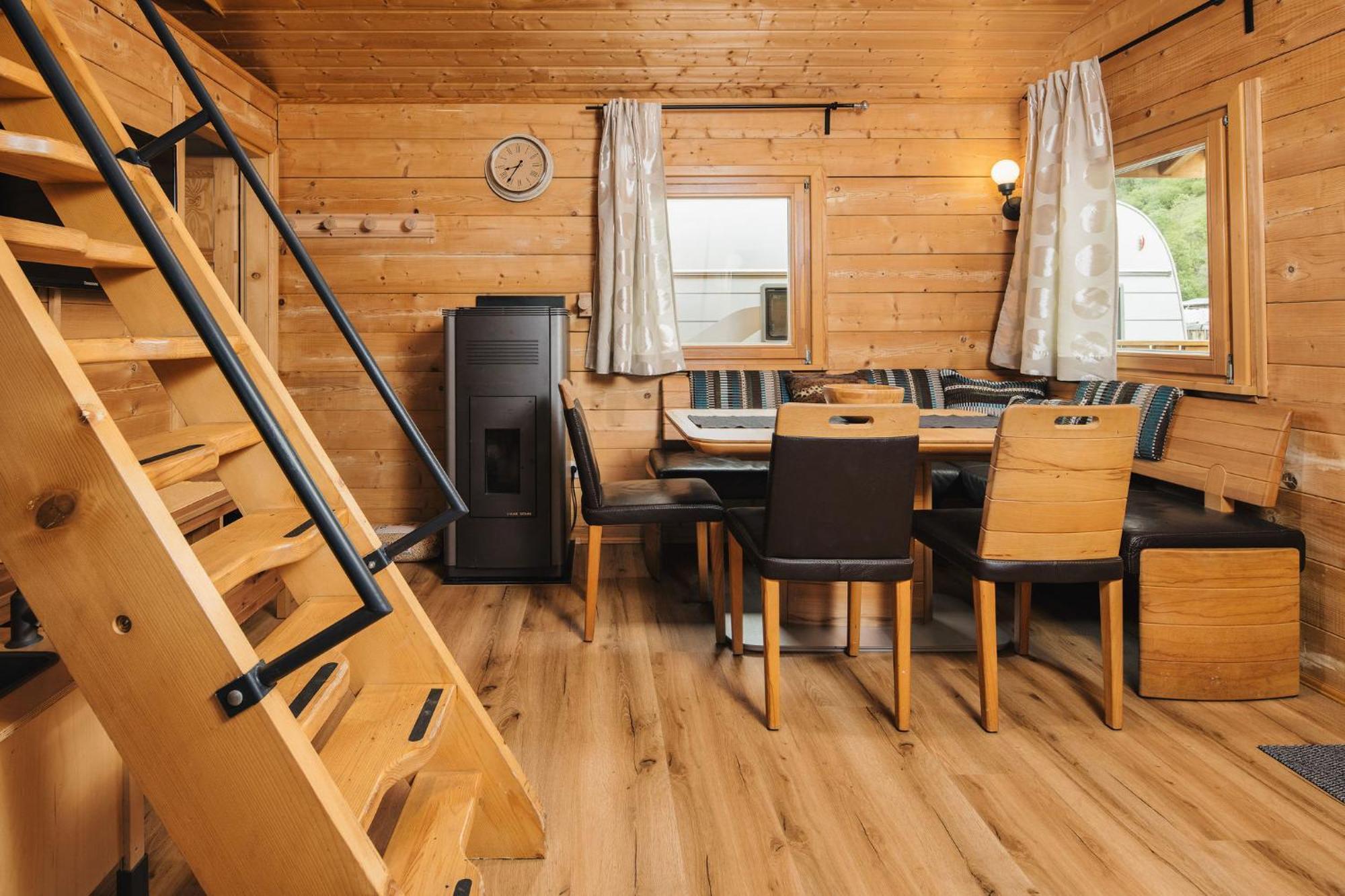 Camping Dreilaendereck Blockhuetten & Apartments Ried im Oberinntal Exteriér fotografie