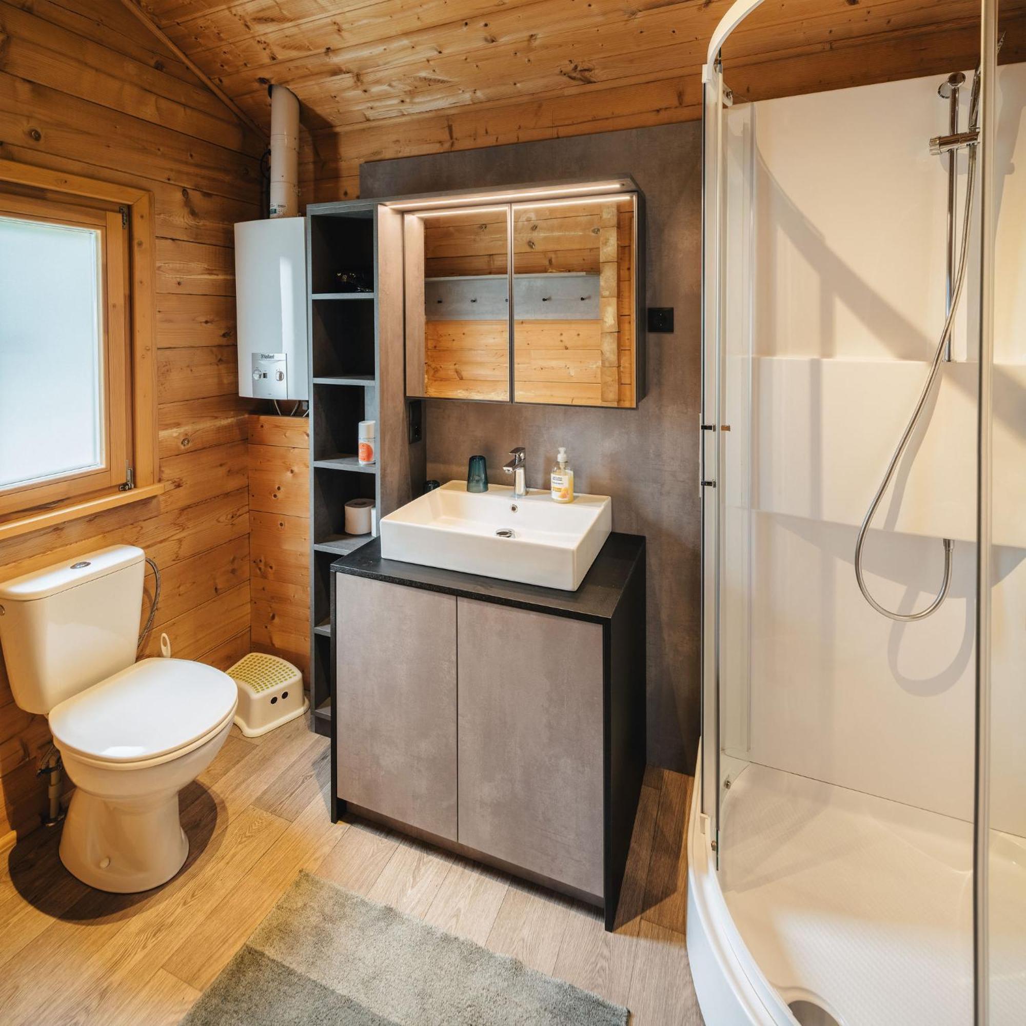Camping Dreilaendereck Blockhuetten & Apartments Ried im Oberinntal Exteriér fotografie
