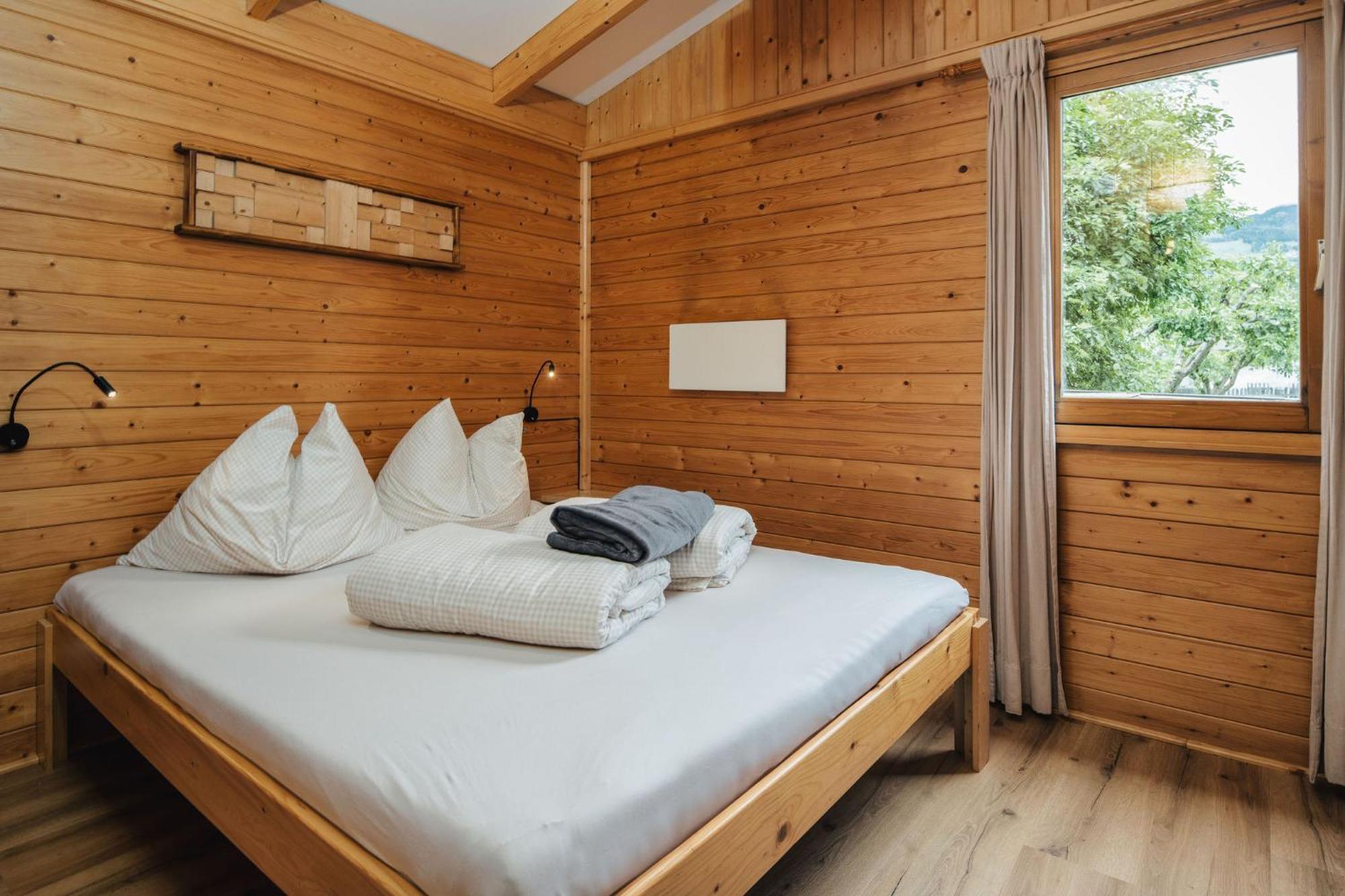 Camping Dreilaendereck Blockhuetten & Apartments Ried im Oberinntal Exteriér fotografie