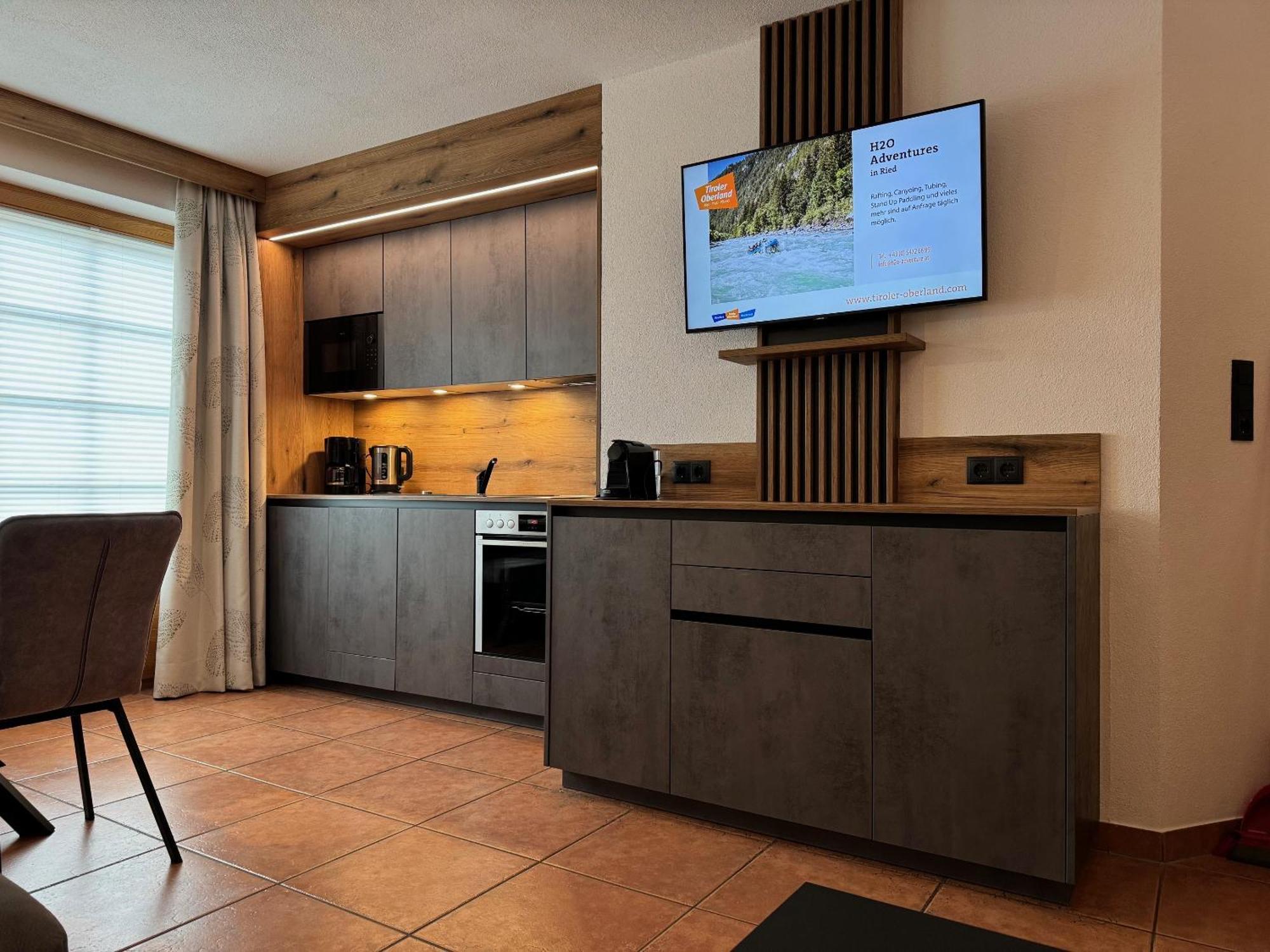 Camping Dreilaendereck Blockhuetten & Apartments Ried im Oberinntal Exteriér fotografie