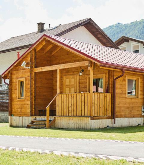 Camping Dreilaendereck Blockhuetten & Apartments Ried im Oberinntal Exteriér fotografie